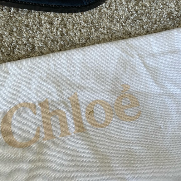 ❌SOLD Chloe Rylee Blue Velvet Buckle Strap Boots 8.5 - Picture 10 of 12